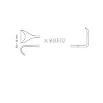 Cope Retractor 18cm Double Ended