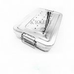 Sterilization Stainless Steel Box Perforated With Locking System - Image 2
