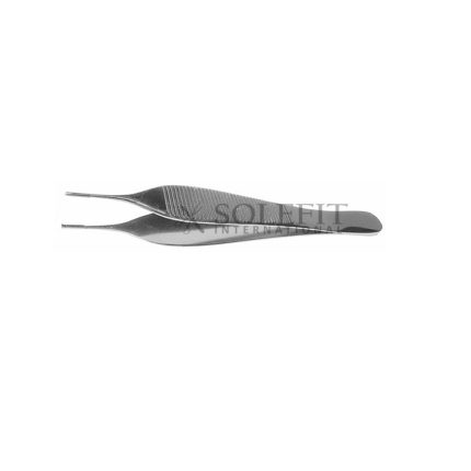 Adson Tissue Forcep 1×2 Teeth With Tying Platform 12cm