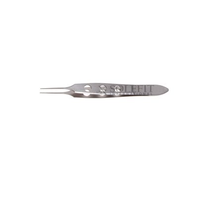 Bishop Harmon Iris Forcep 0.4mm 1×2 teeth 9cm