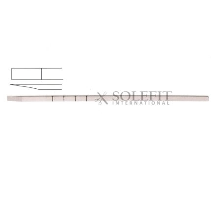 Cottle Chisel 18cm Graduated Hollow Cut