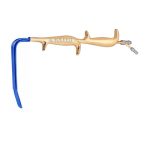 Ferriera Style Fiber Optic Retractor Double Handle Insulated With Smooth End 18.5