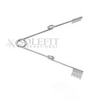 Grieshaber Spring Retractor 8.5cm 3×3 Blunts Prongs