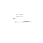 Walter Bayonet Grasping Forcep 16cm with Pin