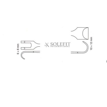 Jackson Tracheal Retractor 17cm Double Ended