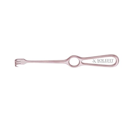 Crafted from high-quality stainless steel, the Kocher Retractor is built to last. Its corrosion-resistant design ensures long-term reliability