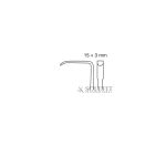 Retractor 18cm 3x15mm