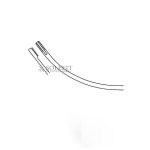 Dingman Cartilage Abrader 15cm Curved Right