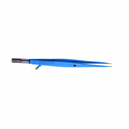 Irrigation Straight Bipolar Forcep European Fitting