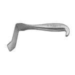 Obwegeser Soft Tissue Retractor Curved Up Hollow Handle