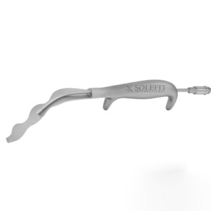 Petri Pterygoid Intra Oral Retractor With Fiber Optic 23cm