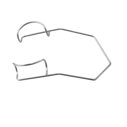 Barraquer Lid Speculum Closed Rounded Blade Temporal Approach
