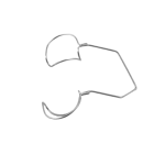 Kratz Barraquer Lid Wire Speculum With Wings Nasal Approach