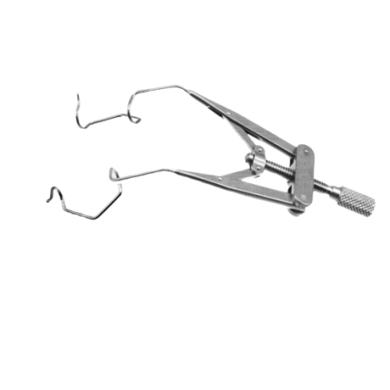 Lieberman V-Shapped Lid Speculum Nasal Approach