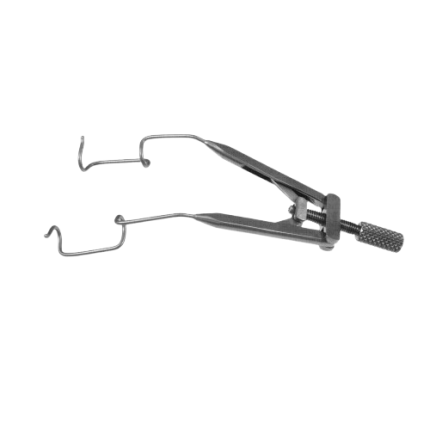 Seltzer Flattened K-wire Lid Speculum Temporal Approach