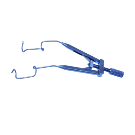 Seltzer Flattened K-wire Lid Speculum Temporal Approach