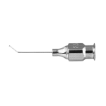 Air injection cannula, 23 gauge, 5.0mm from bend to tip